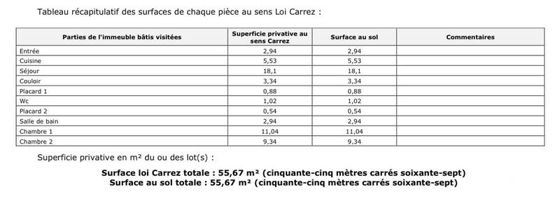 Appartement - 56 m² - 3 pièces