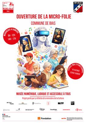 Ouverture de la Micro-Folie de Bias