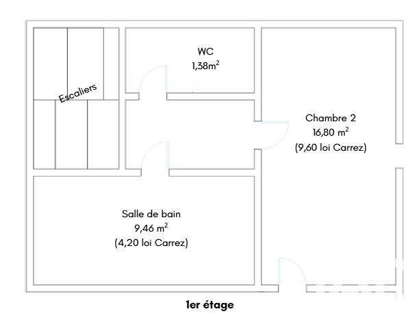 Maison - 85 m² - 3 pièces