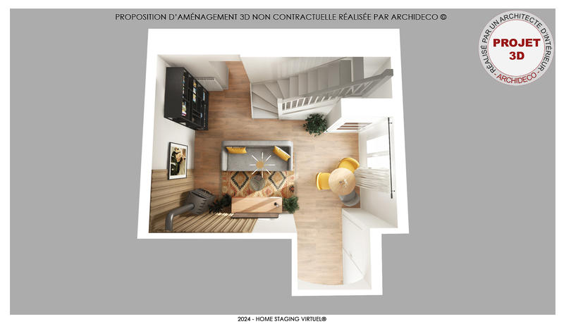 Maison - 85 m² - 3 pièces