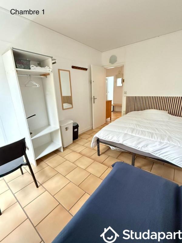 Chambre - 9 m² - 1 pièce