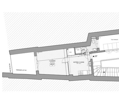 Appartement - 27 m² - 1 pièce