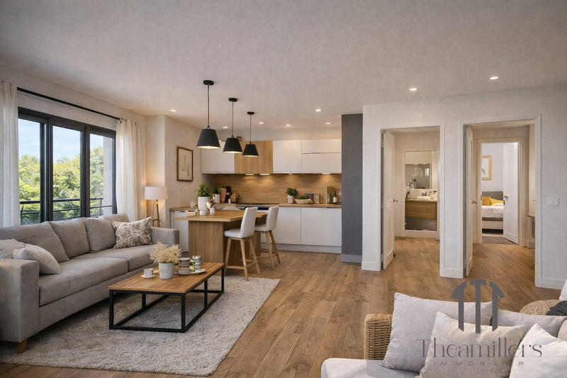 Appartement - 61 m² - 3 pièces