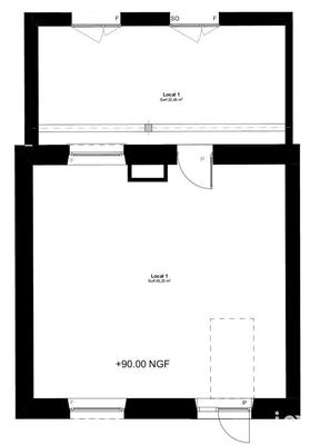 Local commercial - 66 m²