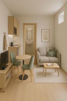 Appartement - 17 m² - 1 pièce