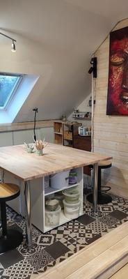 Atelier de modelage de poterie