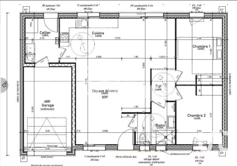 Maison - 81 m² - 3 pièces