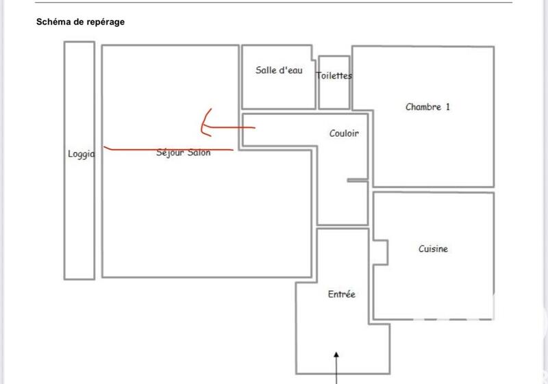 Appartement - 80 m² - 3 pièces