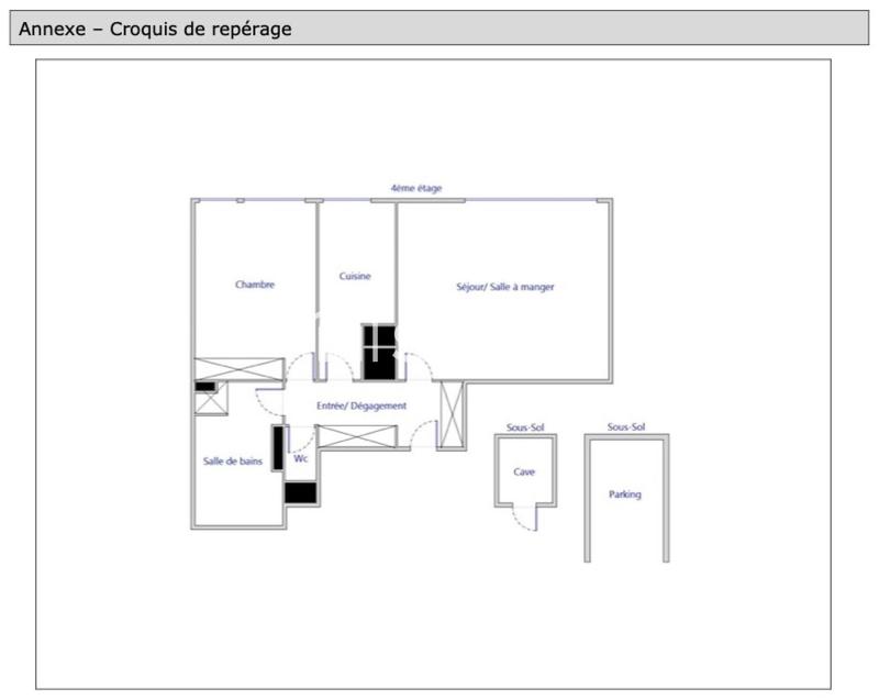 Appartement - 50 m² - 2 pièces
