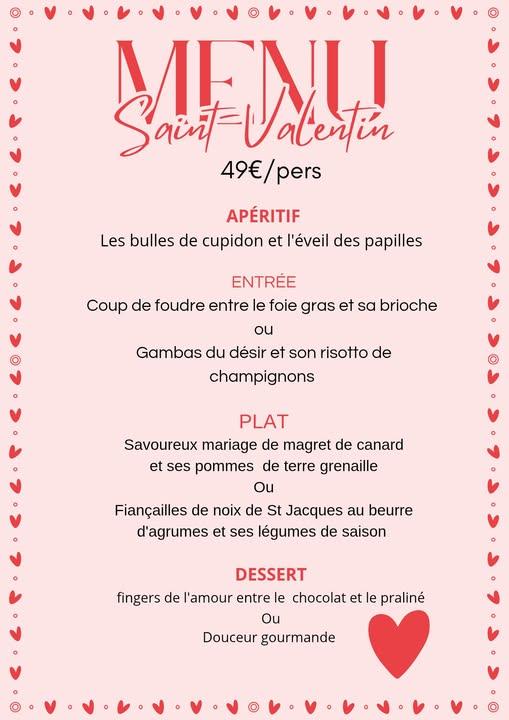 Repas de St Valentin