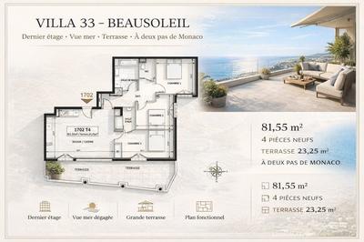 Appartement - 82 m² - 4 pièces