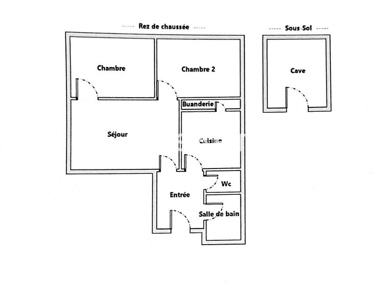 Appartement - 59 m² - 3 pièces