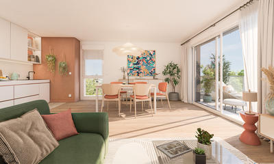 Appartement - 43 m² - 2 pièces