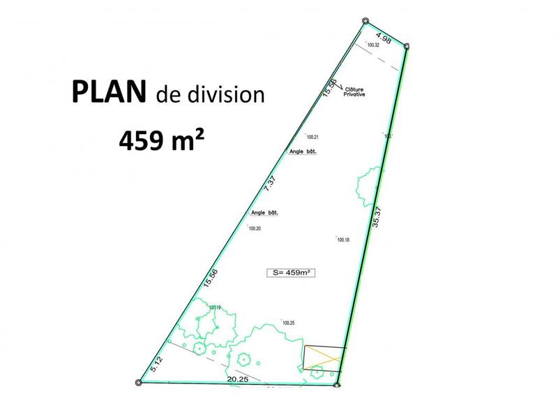Terrain - 459 m²