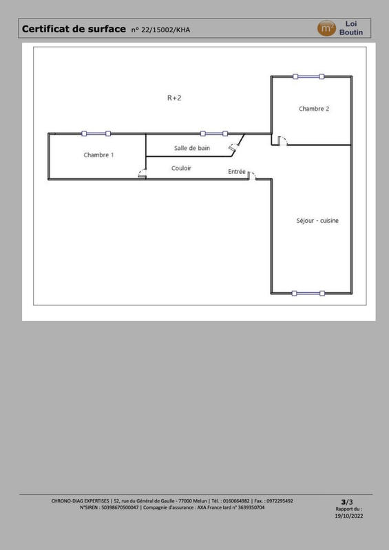 Appartement - 54 m² - 3 pièces