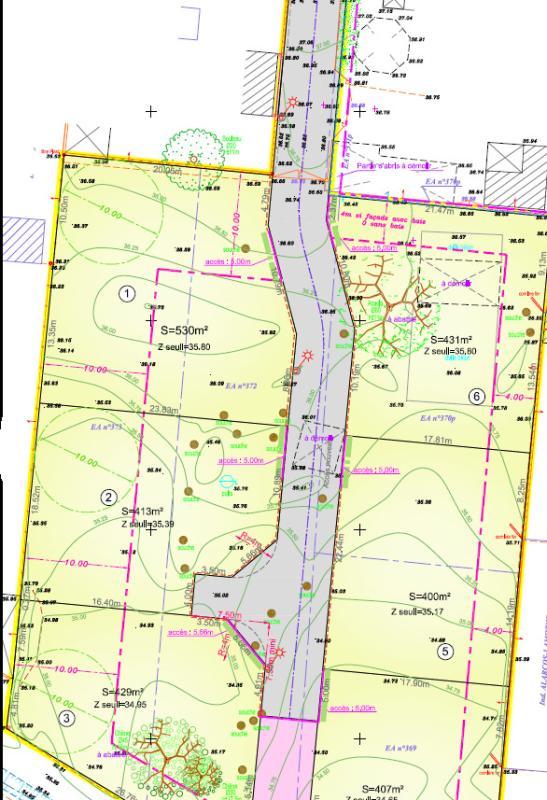 Terrain constructible - 400 m²