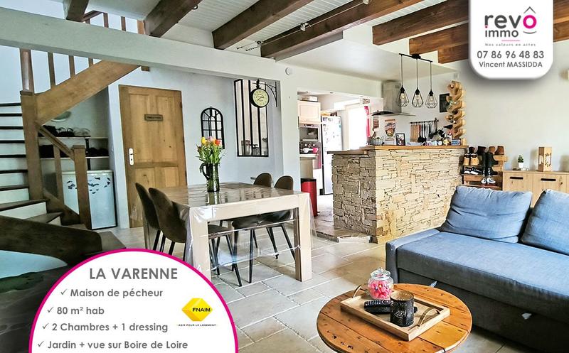 Maison - 80 m² - 3 pièces