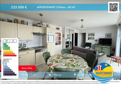 Appartement - 46 m² - 3 pièces