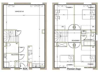 Maison - 101 m² - 5 pièces