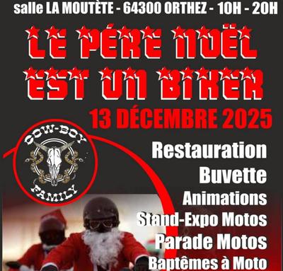 Le Père Noël est un biker