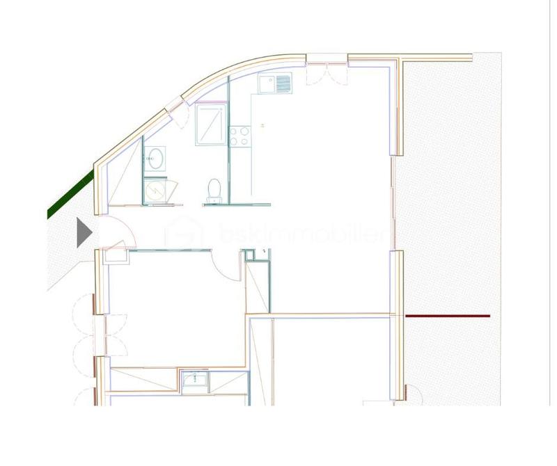 Appartement - 56 m² - 2 pièces