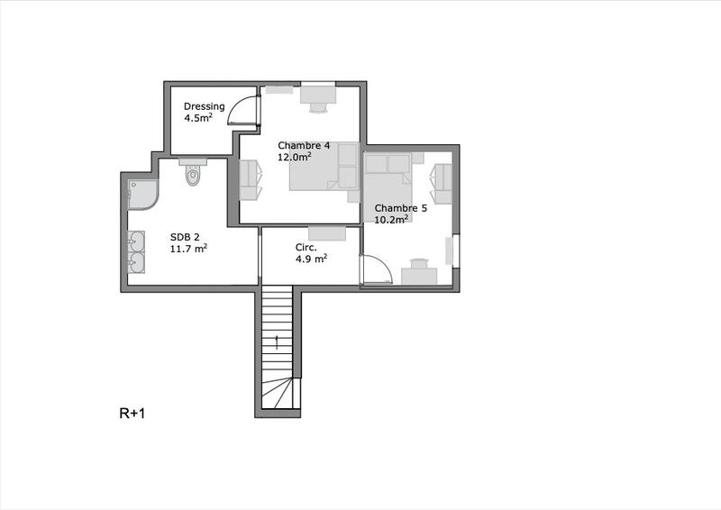 Appartement - 125 m² - 6 pièces