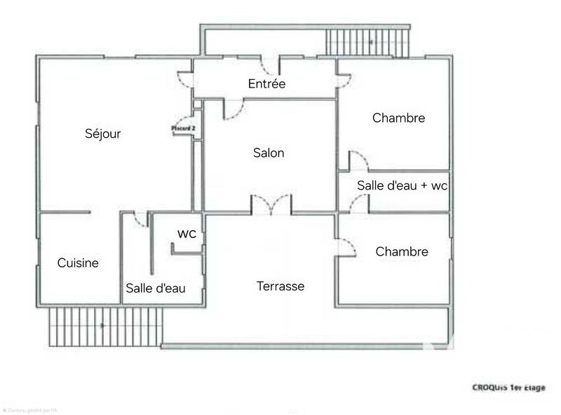 Maison - 160 m² - 8 pièces