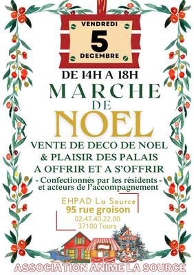 Marche de noël de la source