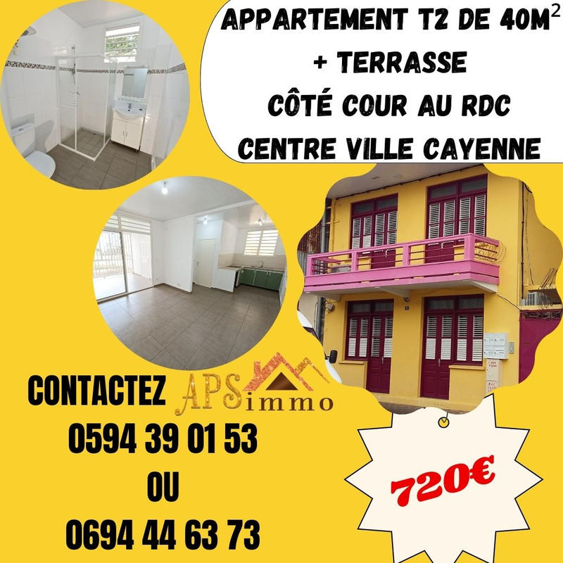 Appartement - 40 m² - 2 pièces