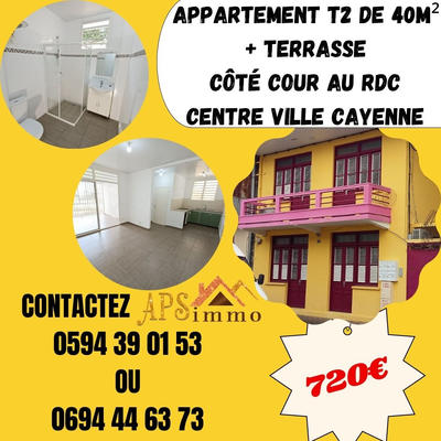 Appartement - 40 m² - 2 pièces