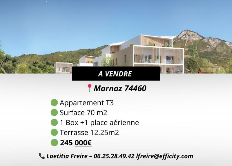 Appartement - 70 m² - 3 pièces
