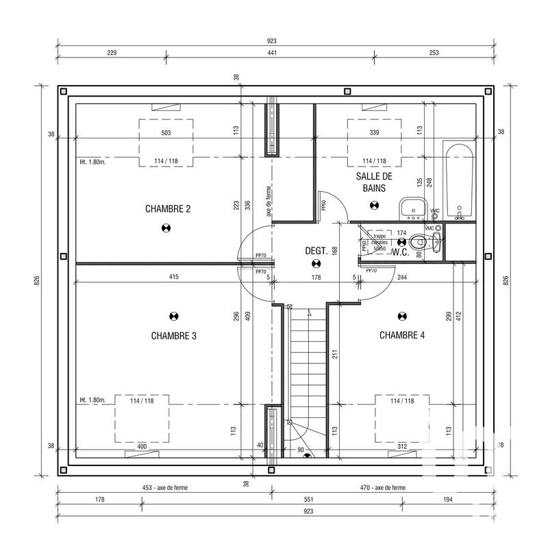 Maison - 101 m² - 5 pièces