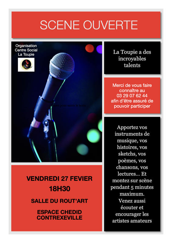 Scène ouverte - la Toupie a des Incroyables Talents!