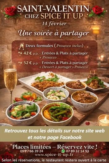 La Saint Valentin chez Spice it up