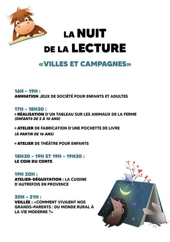 La nuit de la lecture : Villes et campagnes