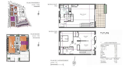 Duplex - 82 m² - 4 pièces