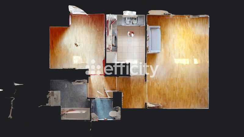 Appartement - 50 m² - 2 pièces