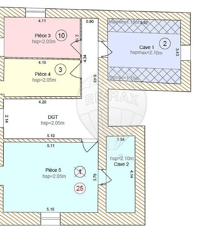 Appartement - 87 m² - 3 pièces
