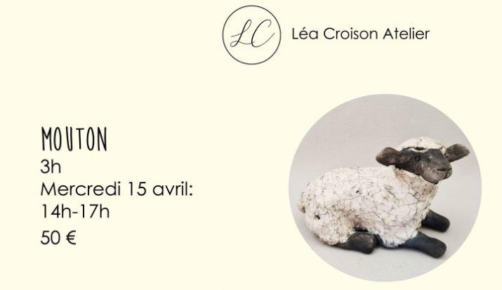 Stage modelage enfant : "mouton"