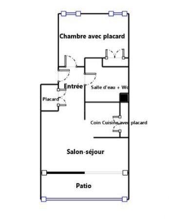 Appartement - 35 m² - 2 pièces