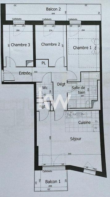 Appartement - 80 m² - 4 pièces