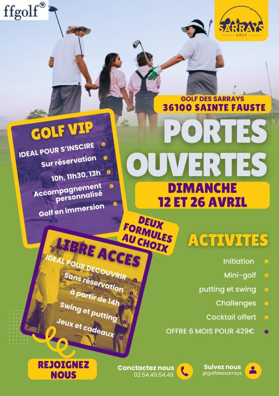 Portes-ouvertes au golf