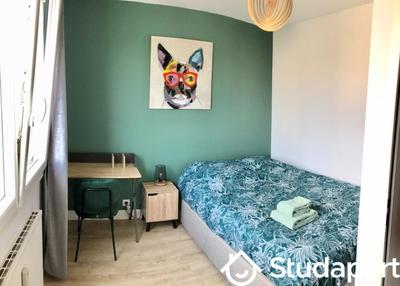 Chambre - 12 m² - 1 pièce