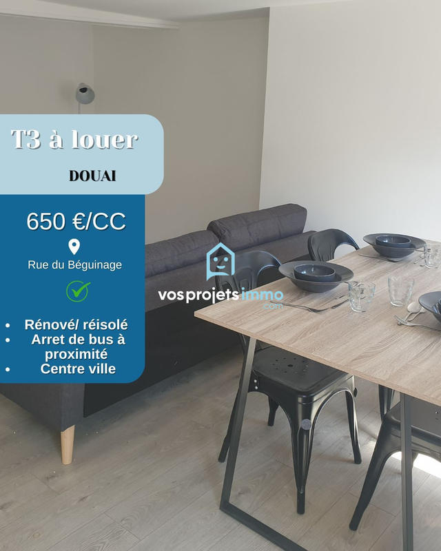 Appartement - 52 m² - 3 pièces