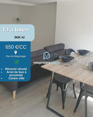 Appartement - 52 m² - 3 pièces