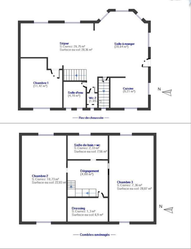 Maison - 191 m² - 6 pièces
