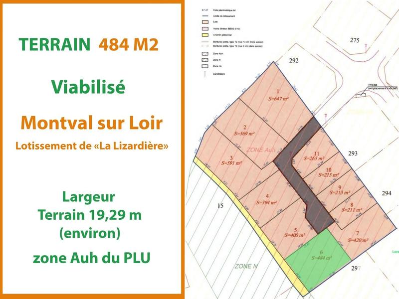 Terrain - 484 m²