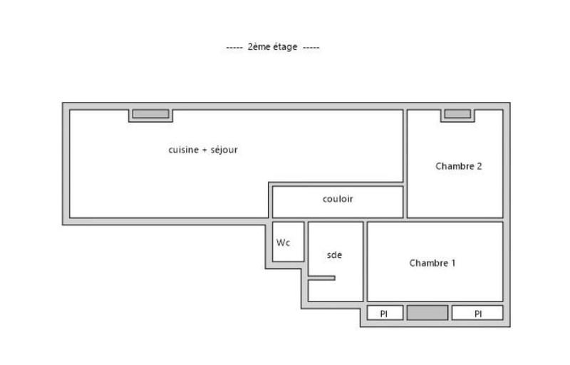 Appartement - 59 m² - 3 pièces