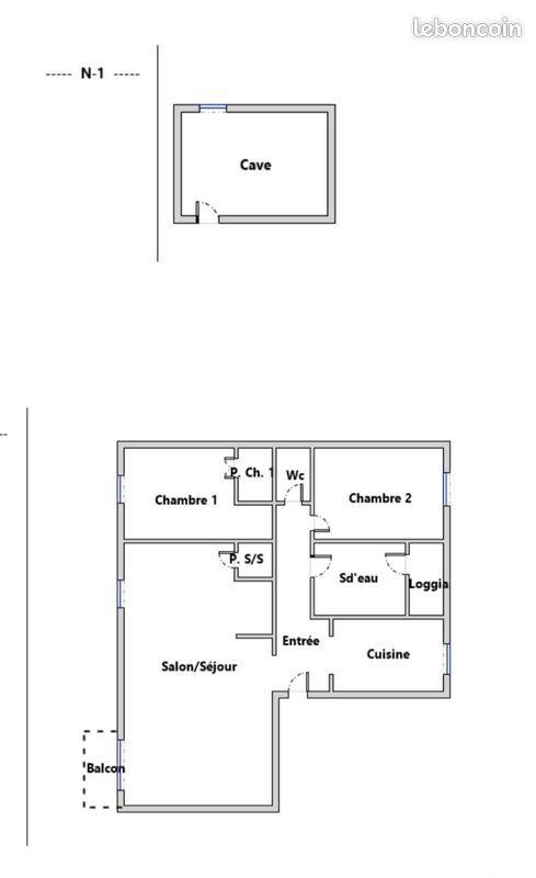 Appartement - 69 m² - 4 pièces