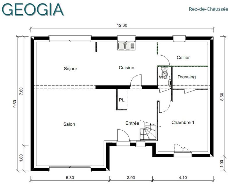 Maison - 120 m² - 6 pièces